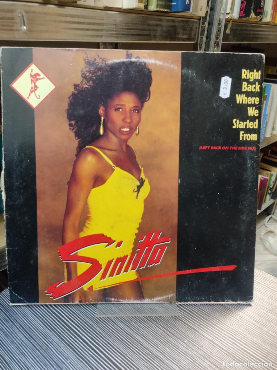 Discos de vinilo: Sinitta &ndash; Right Back Where We Started From - Foto 1