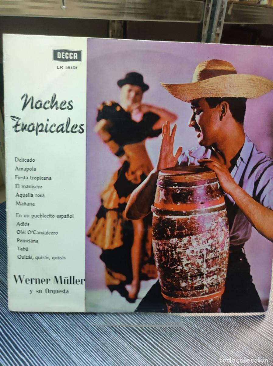 Discos de vinilo: Werner M&uuml;ller Y Su Orquesta &ndash; Noches Tropicales - Foto 1