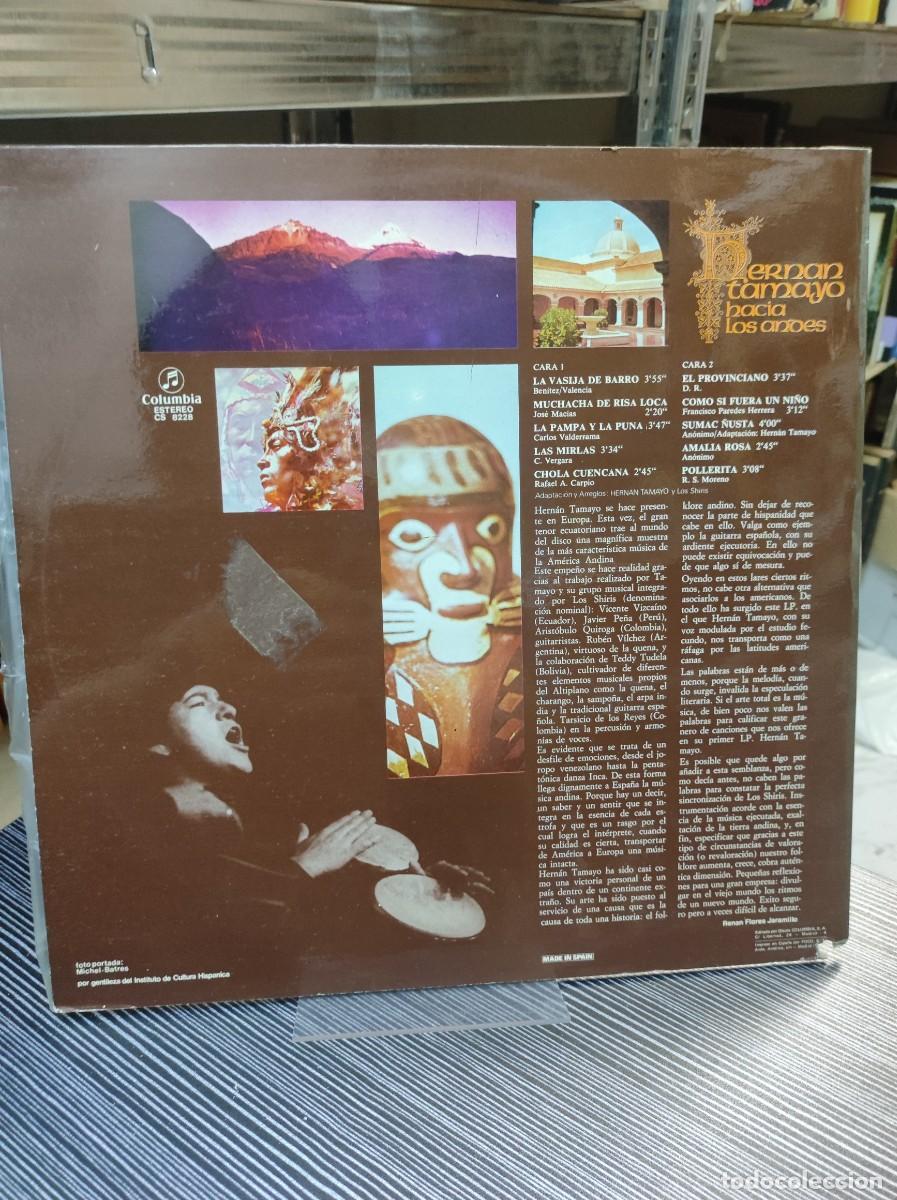 Discos de vinilo: Hern&aacute;n Tamayo &ndash; Hacia Los Andes - Foto 2