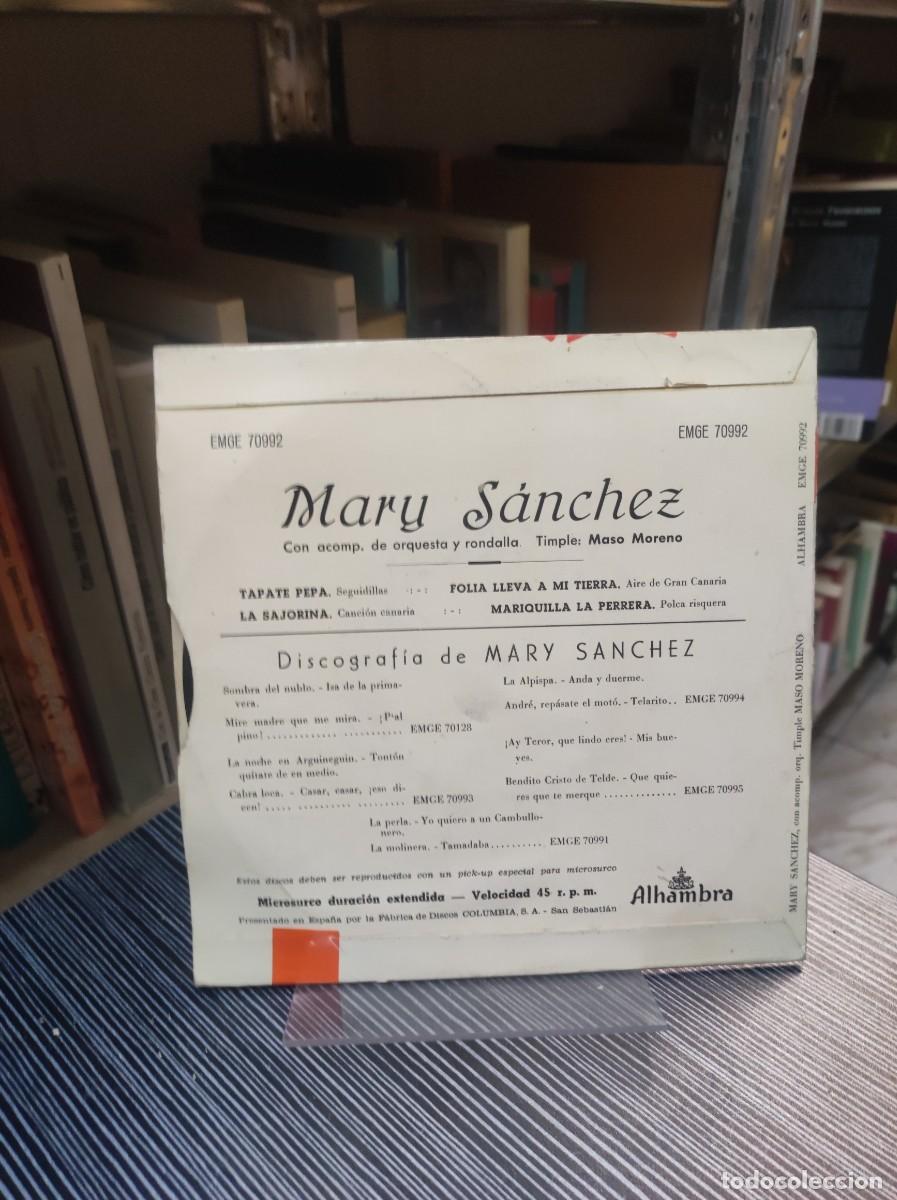 Discos de vinilo: Mary Sanchez &ndash; T&aacute;pate Pepa - Foto 2