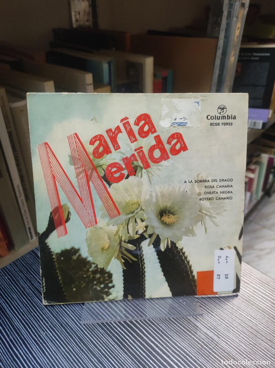 Discos de vinilo: Mar&iacute;a M&eacute;rida Con Los Costeros &ndash; A La Sombra Del Drago - Foto 1
