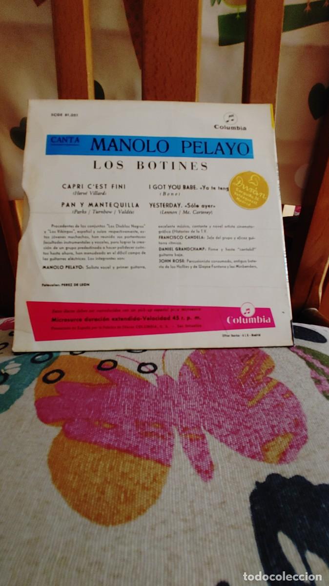 Discos de vinilo: LOS BOTINES-EP CAPRI CEST FINI +3 - Foto 2