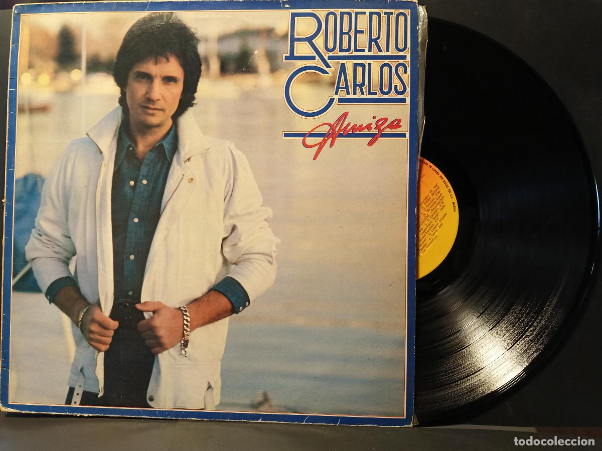 Discos de vinil: Roberto Carlos - Amiga Vinilo Lp SPAIN 1982 PEPETO