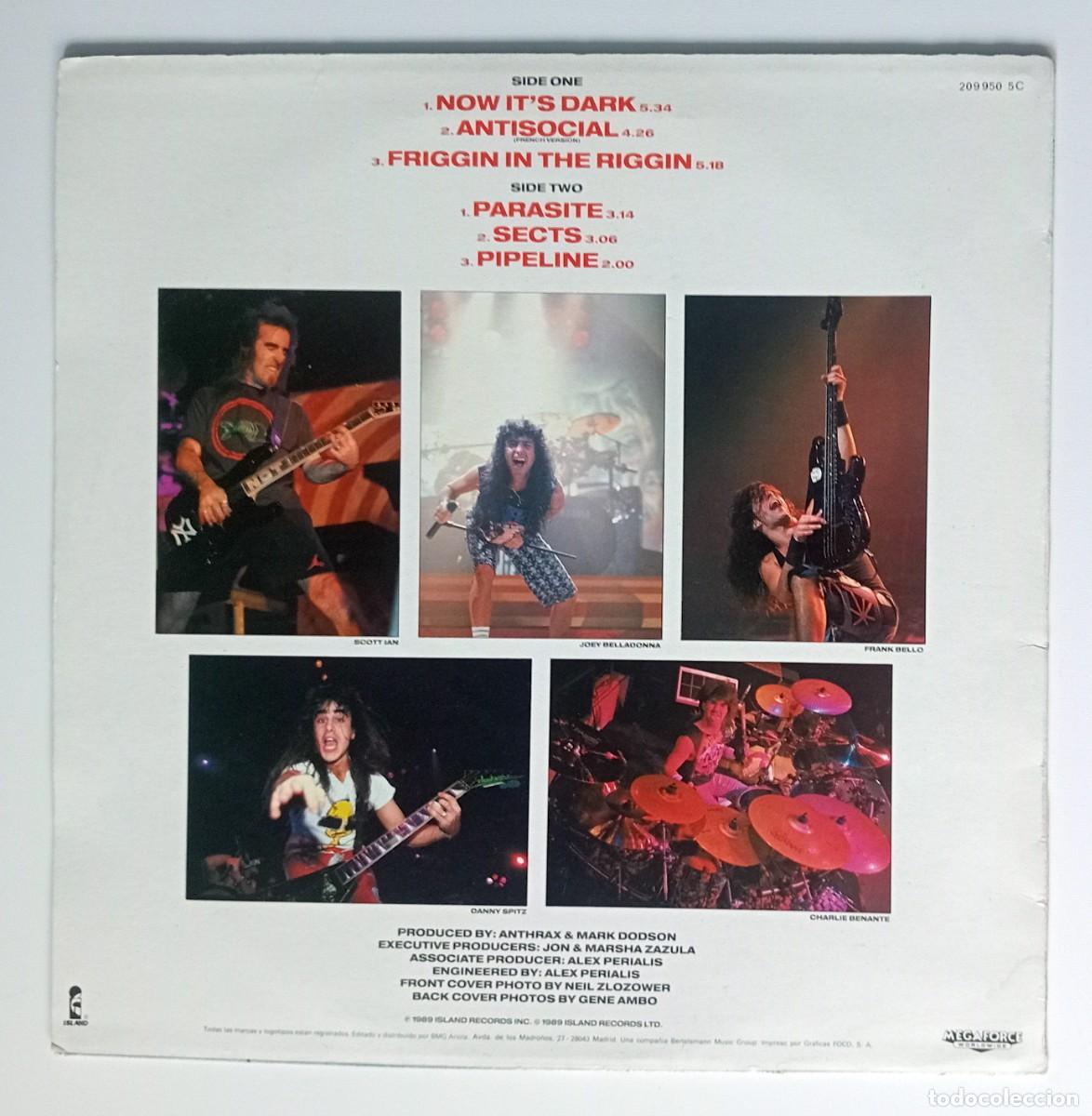 Discos de vinilo: LP ANTHRAX - PENIKUFESIN - Foto 2