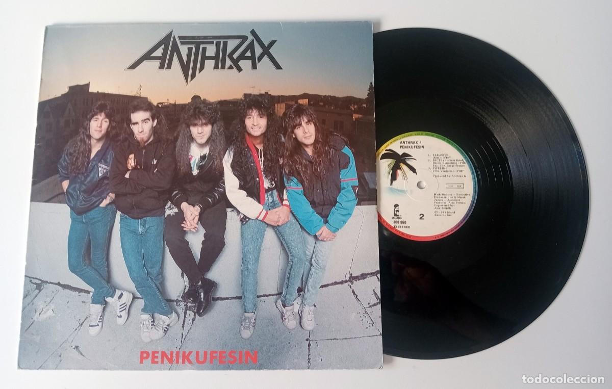 Discos de vinilo: LP ANTHRAX - PENIKUFESIN - Foto 3