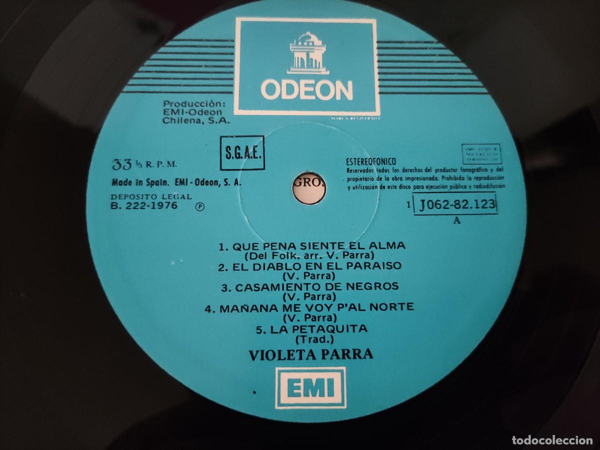 Discos de vinilo: LP 171 Violeta Parra - 1976 (Disco como nuevo) - Foto 3