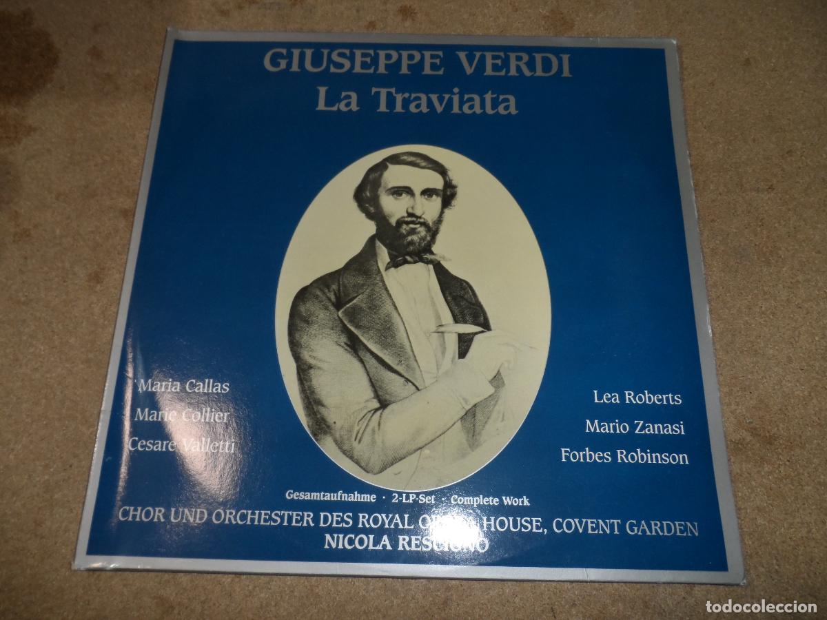 Discos de vinilo: GIUSEPPE VERDI - La Traviata (2 LPS) - Foto 1