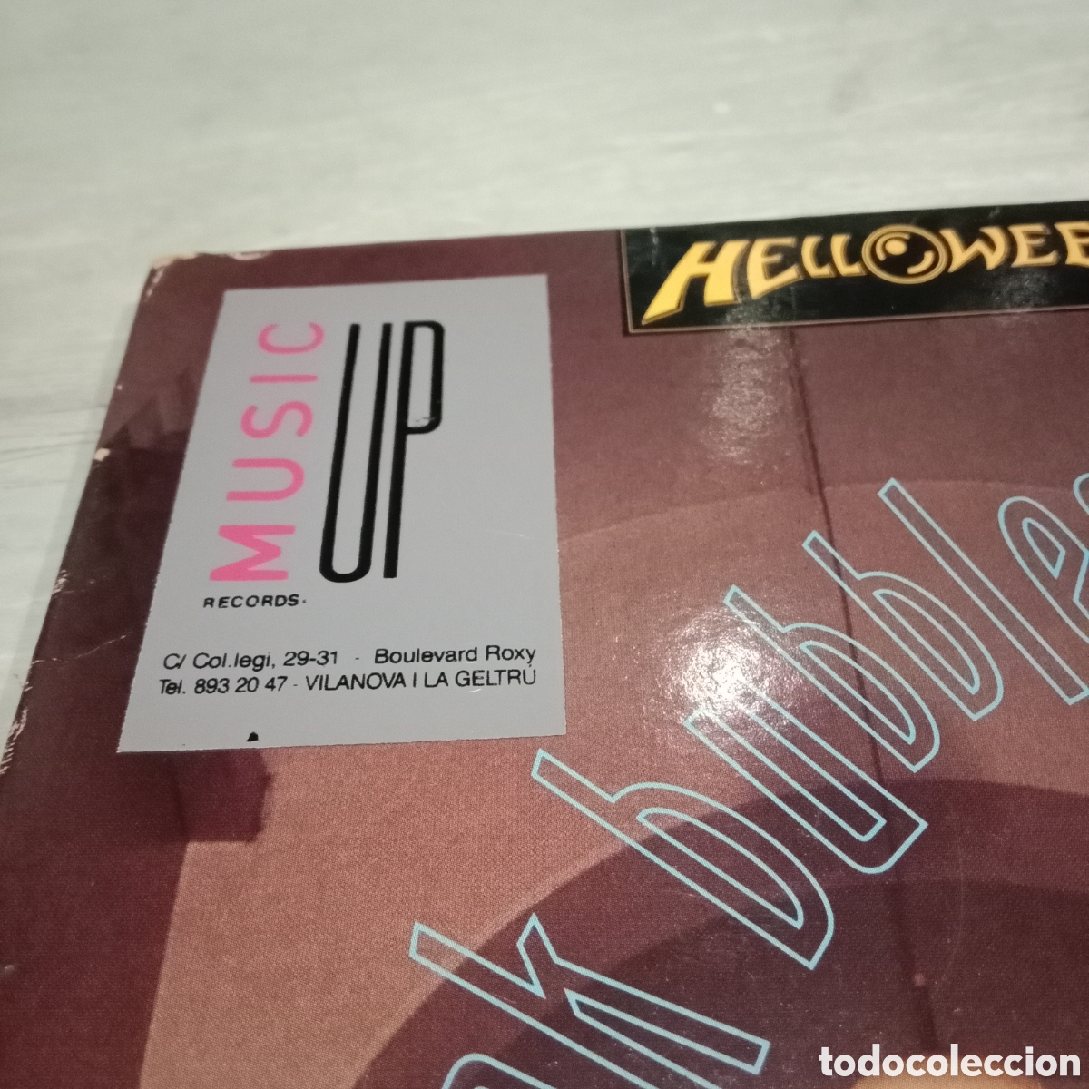 Discos de vinilo: HELLOWEEN - PINK BUBBLES GO APE - LP GATEFOLD - Foto 6