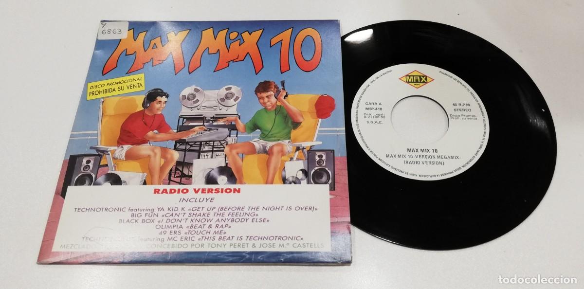 Discos de vinilo: SCO95-Various - Max Mix 10 (7&rdquo;, P/Mixed, Promo) - Foto 1