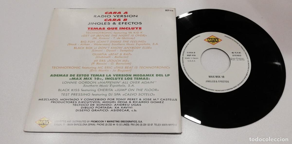 Discos de vinilo: SCO95-Various - Max Mix 10 (7&rdquo;, P/Mixed, Promo) - Foto 2