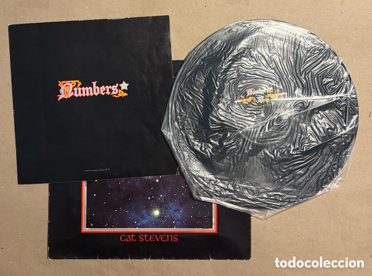Discos de vinilo: L.P. VINILO. CAT STEVENS &ldquo;NUMBERS&rdquo; (ARIOLA 1975). - Foto 3