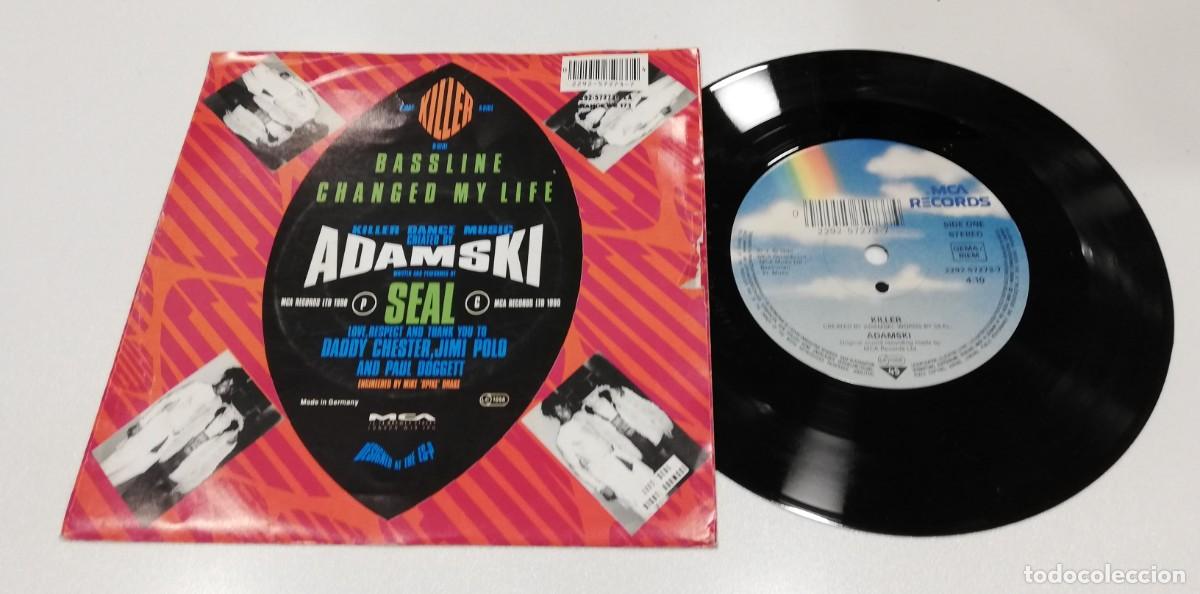 Discos de vinilo: SCO95-Adamski - Killer (7&rdquo;, Single, Sol) - Foto 2