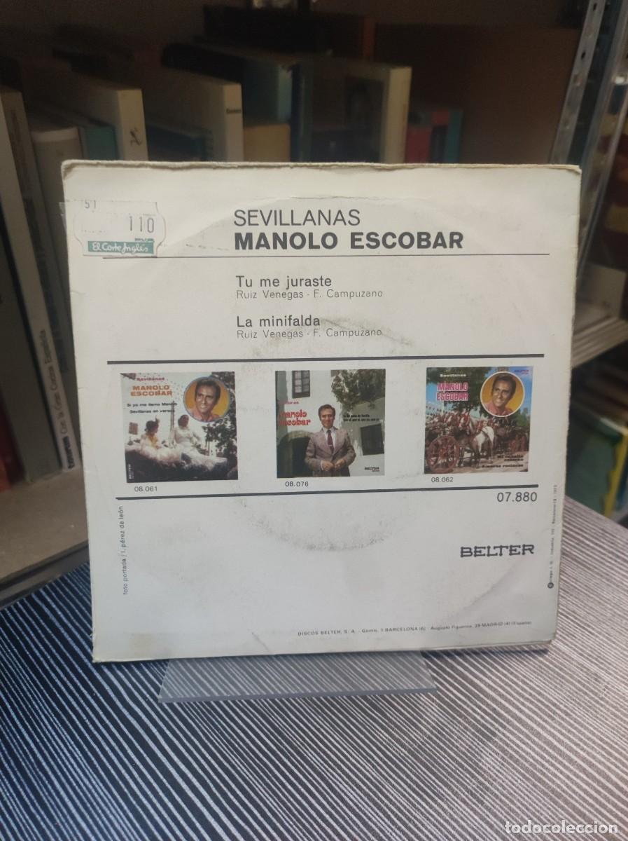 Discos de vinilo: Manolo Escobar &ndash; Sevillanas - Foto 2