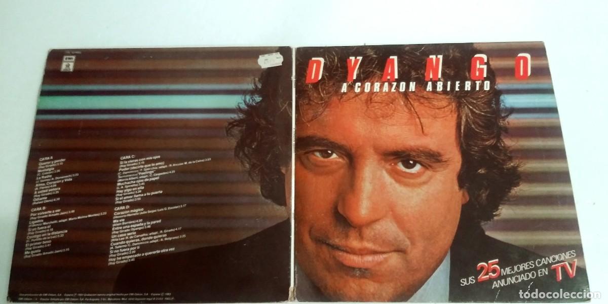 Discos de vinilo: Dyango A coraz&oacute;n abierto Doble LP - Foto 3