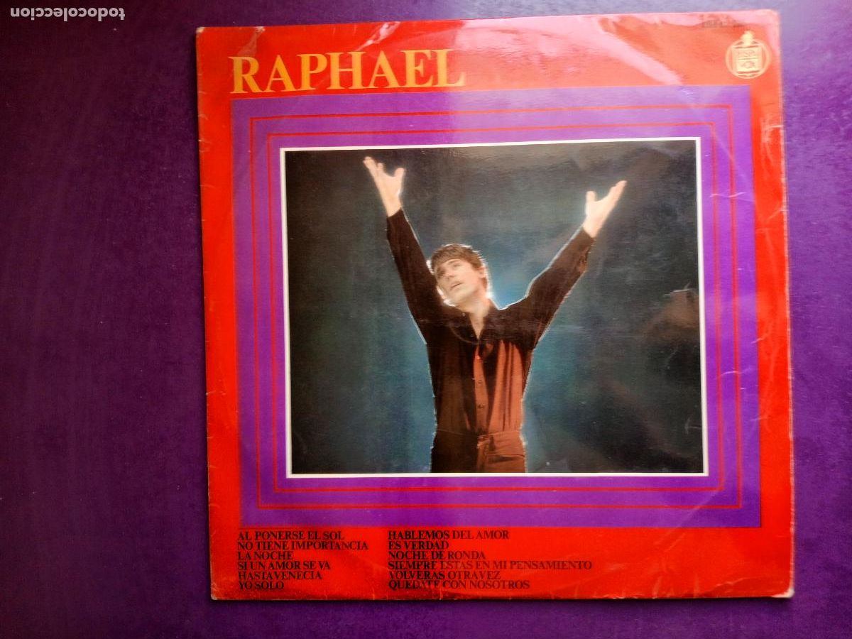 Discos de vinilo: Raphael &ndash; al ponerse el sol - LP HISPAVOX 1967 - POCO USO EN VINILO, - Foto 1