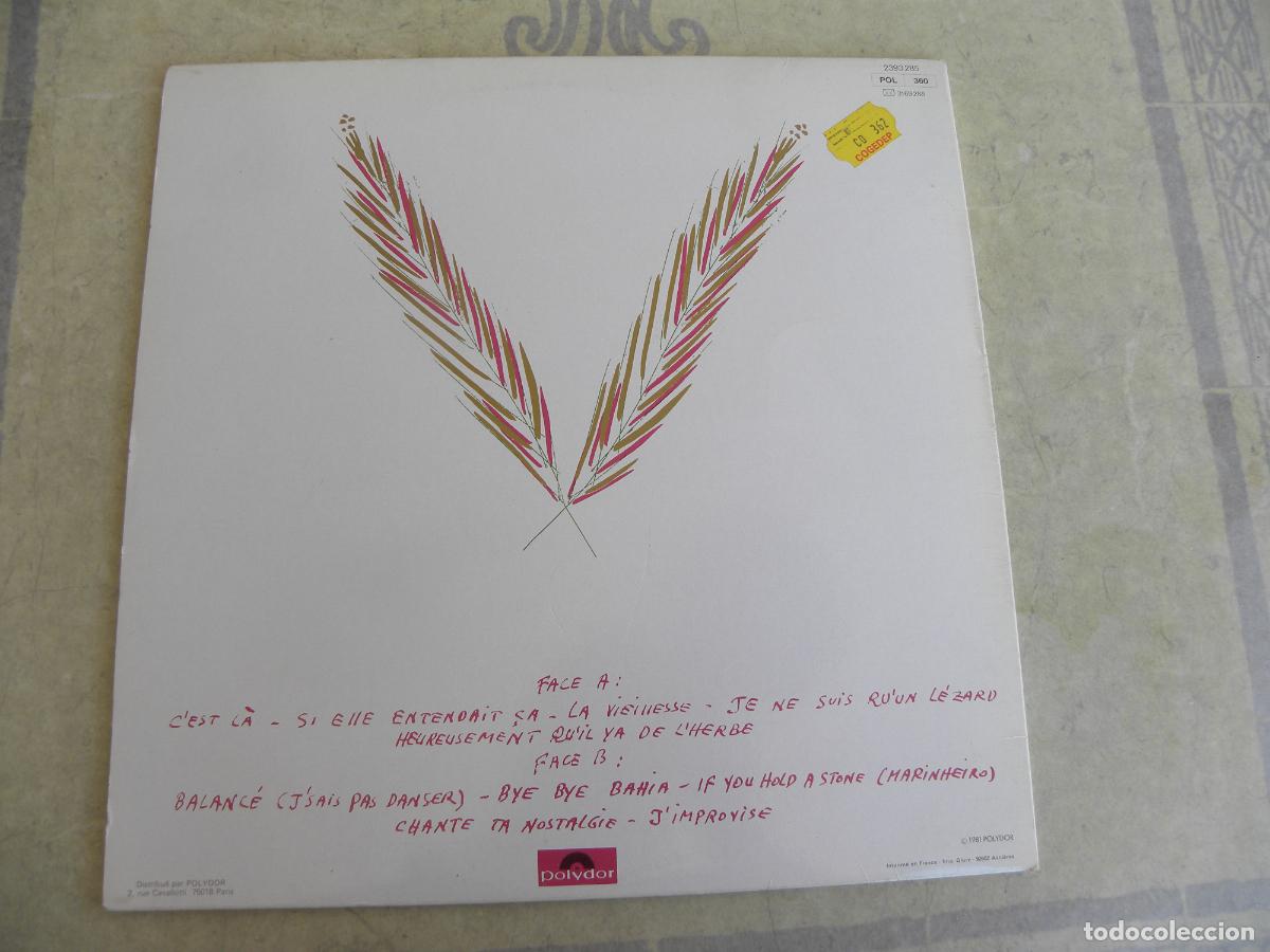 Discos de vinilo: GEORGES MOUSTAKI -LP 1981 - Foto 2