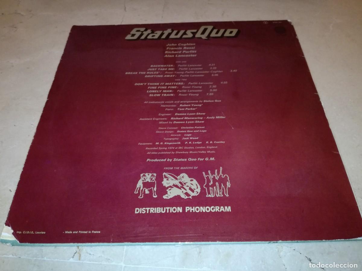 Discos de vinilo: STATUS QUO-QUO-ORIGINAL 1974 - Foto 2