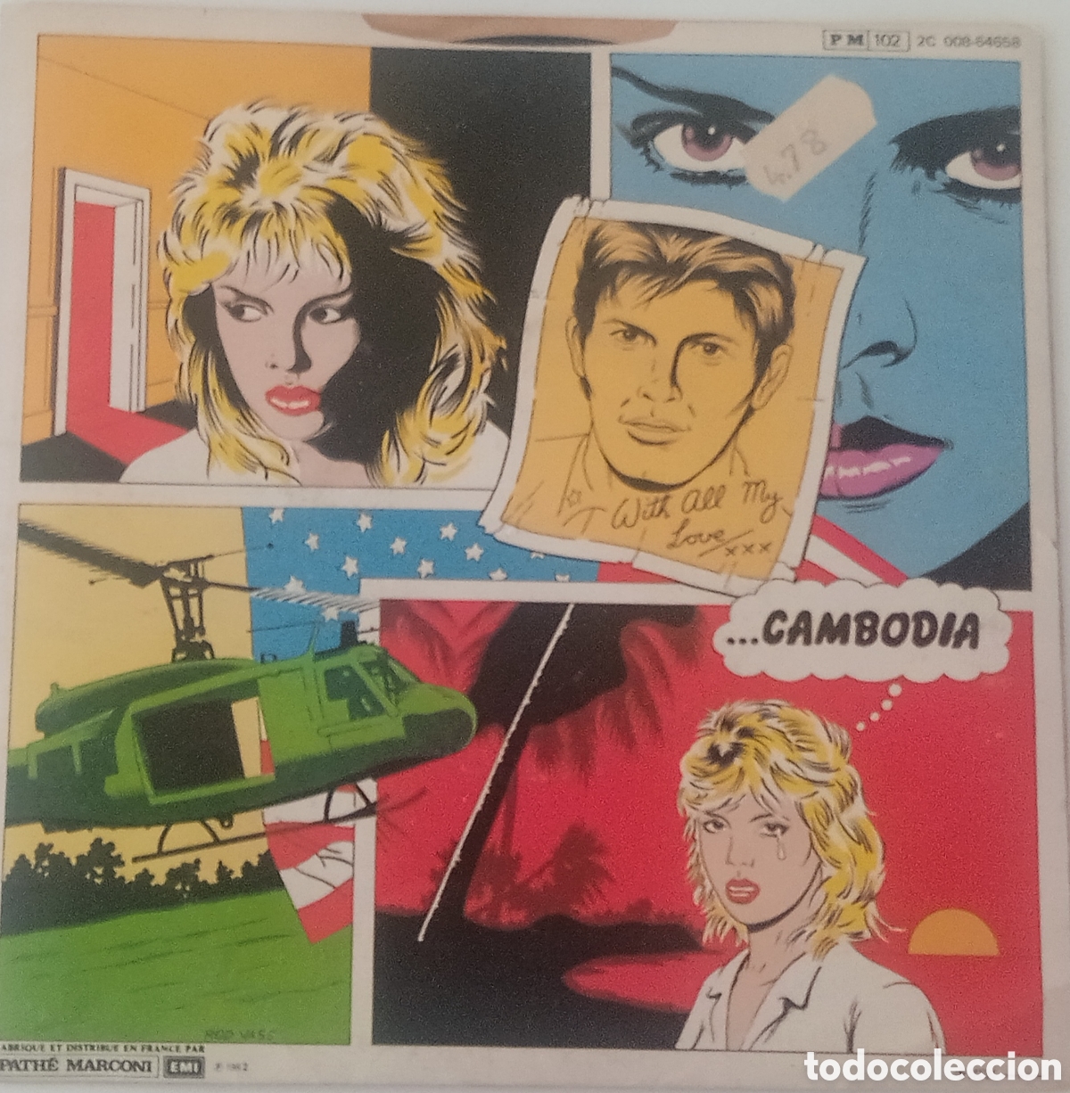 Discos de vinilo: KIM WILDE - Cambodia (1982) single - Foto 2
