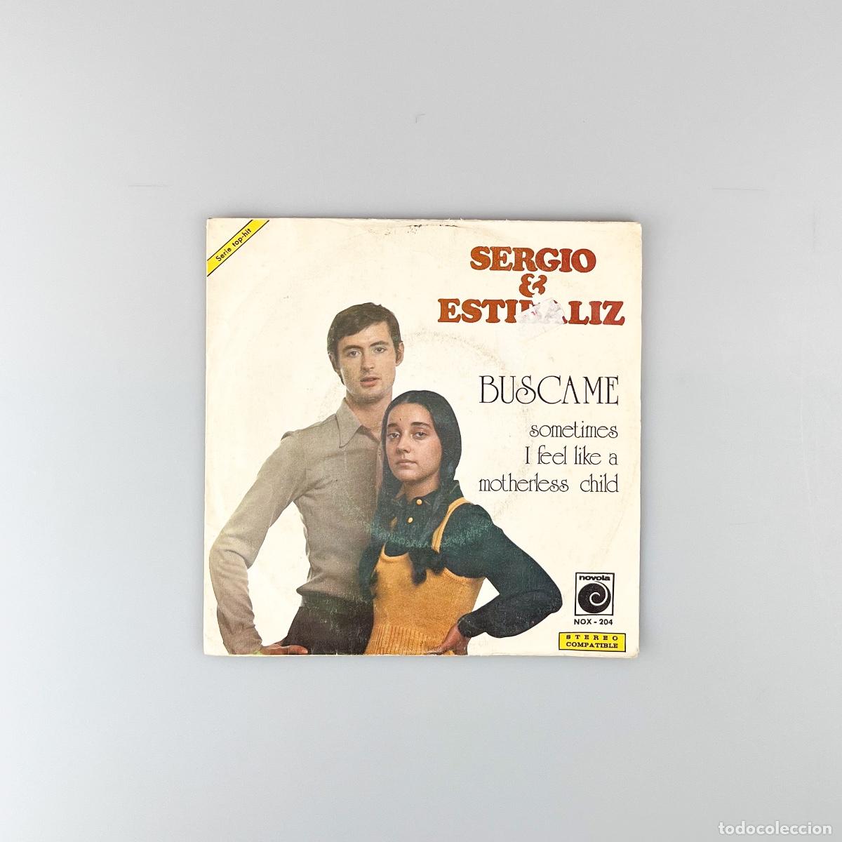 Discos de vinilo: SINGLE. Sergio Y Estibaliz. B&uacute;scame (G+/G+) - Foto 1