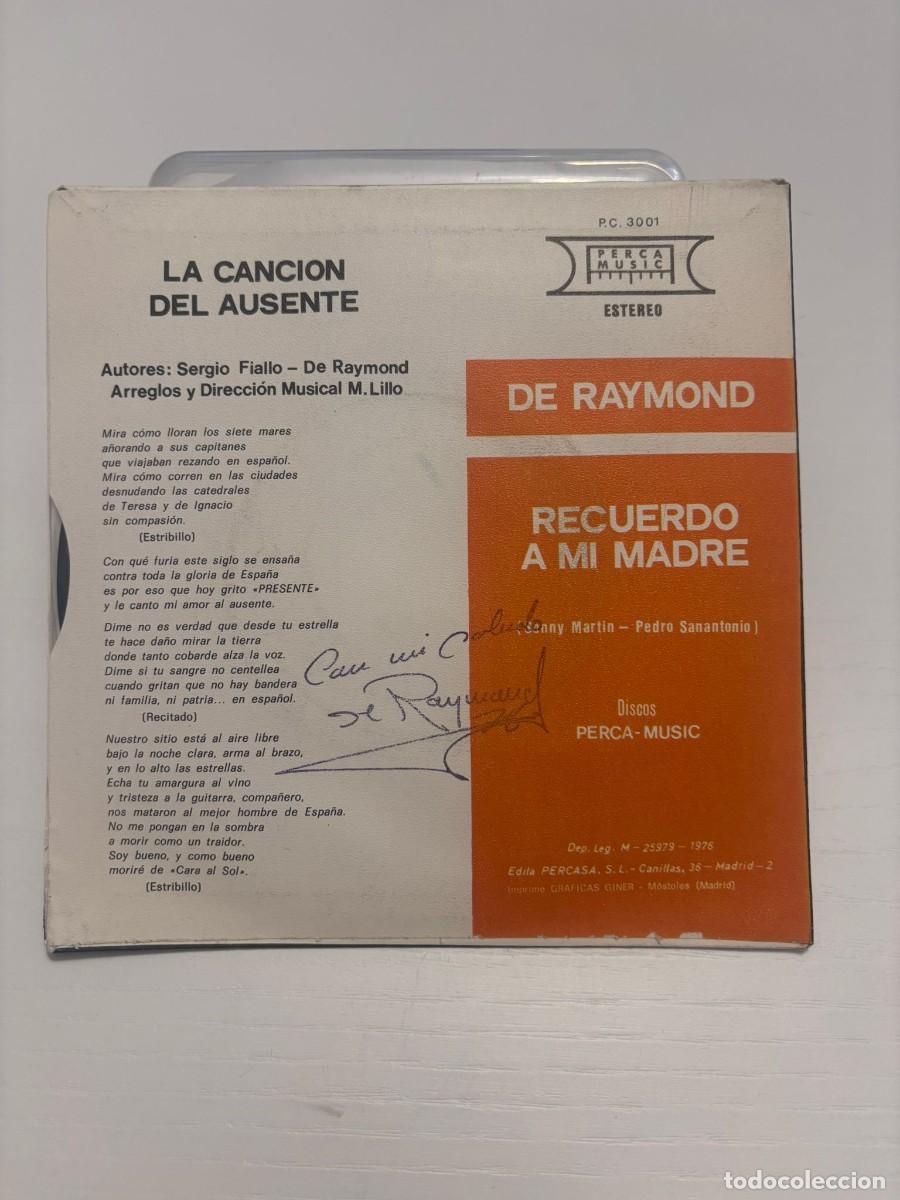 Discos de vinilo: Single o EP La cancion del ausente - Foto 2