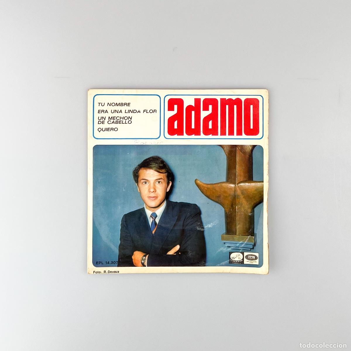 Discos de vinilo: EP. Adamo. Tu Nombre (G/G) - Foto 1