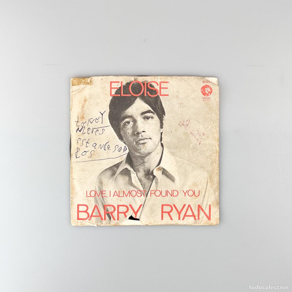 Discos de vinilo: SINGLE. Barry Ryan. Eloise (G+/F) - Foto 1
