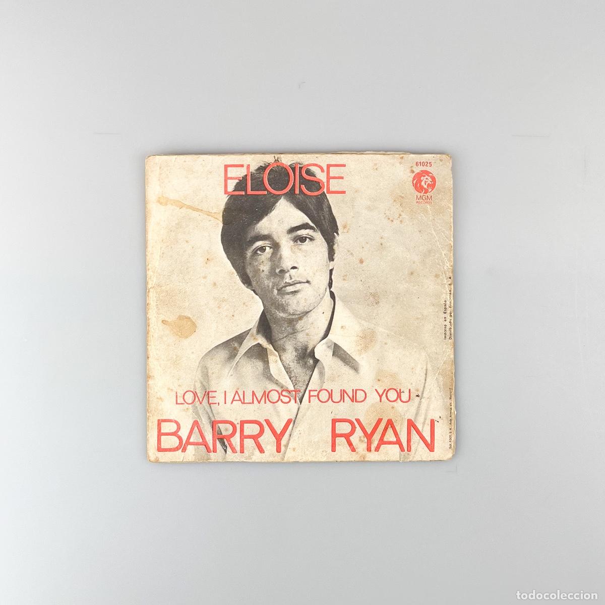 Discos de vinilo: SINGLE. Barry Ryan. Eloise (G+/F) - Foto 2