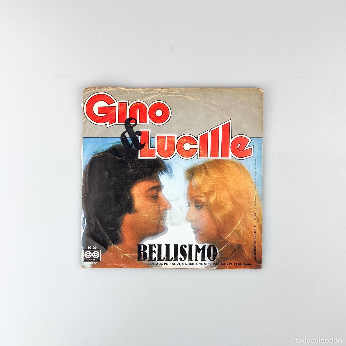 Discos de vinilo: SINGLE. Gino & Lucille. Bellisimo (G/G) - Foto 2
