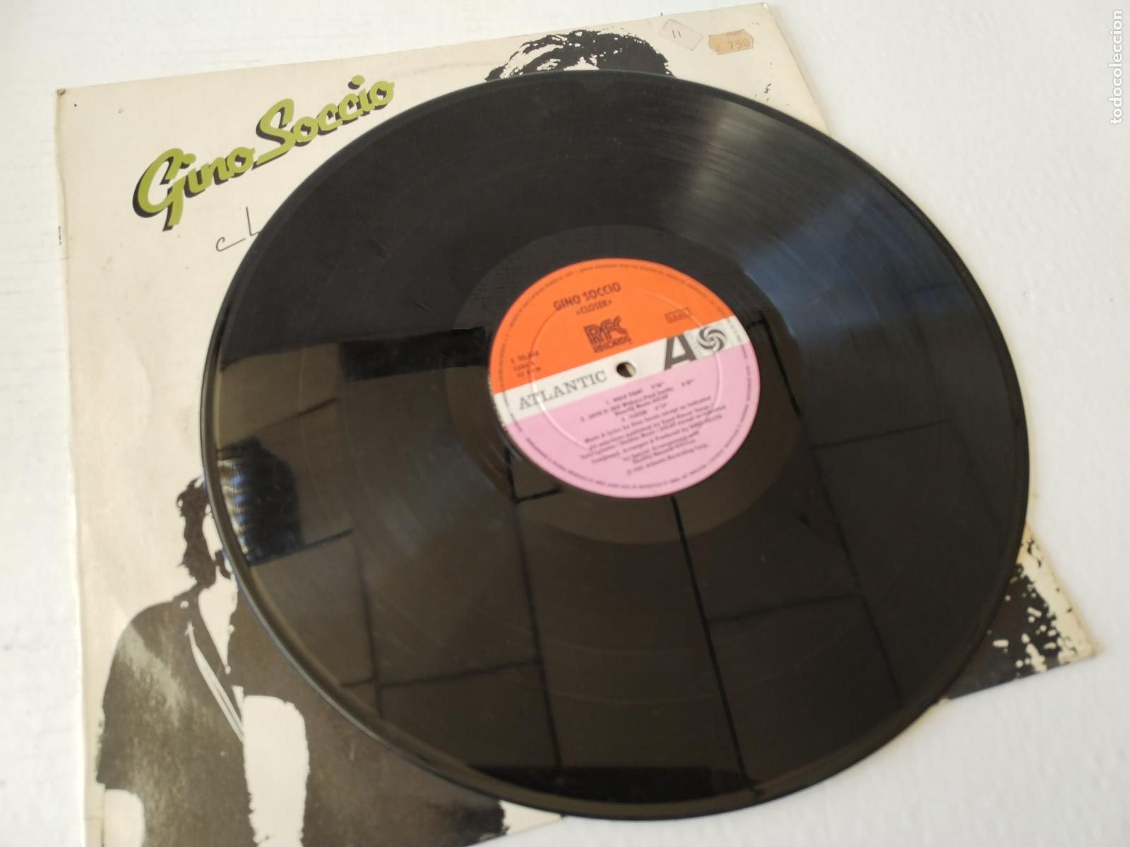 Discos de vinilo: GINO SOCCIO - CLOSER LP ATLANTIC 1981- c164 - Foto 2