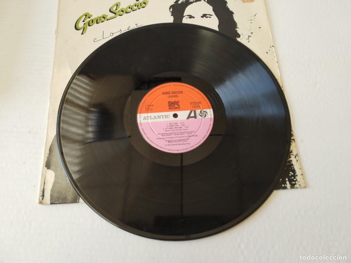 Discos de vinilo: GINO SOCCIO - CLOSER LP ATLANTIC 1981- c164 - Foto 4