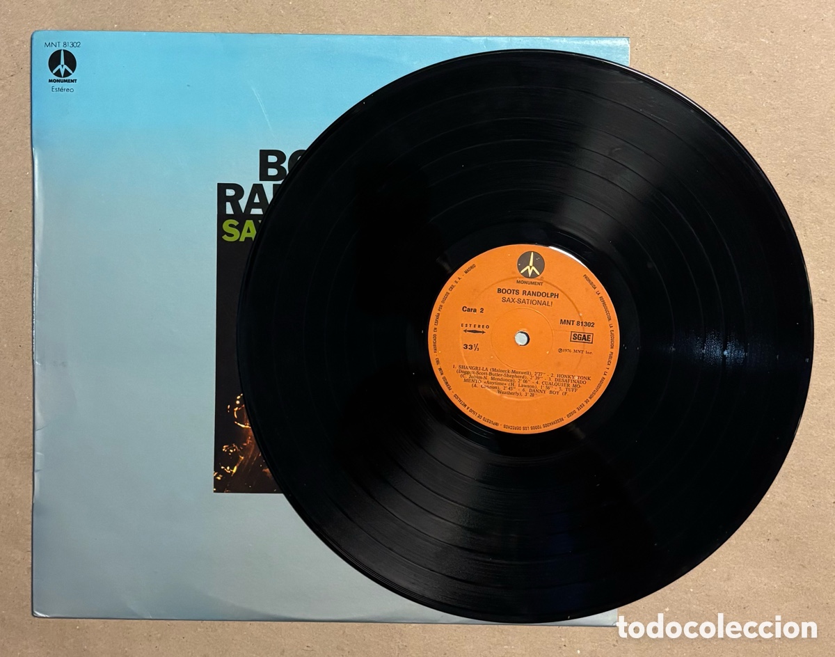 Discos de vinilo: VINILO. BOOTS RANDOLPH &ldquo;SAX-SATIONAL!&rdquo; (CBS 1976). - Foto 4