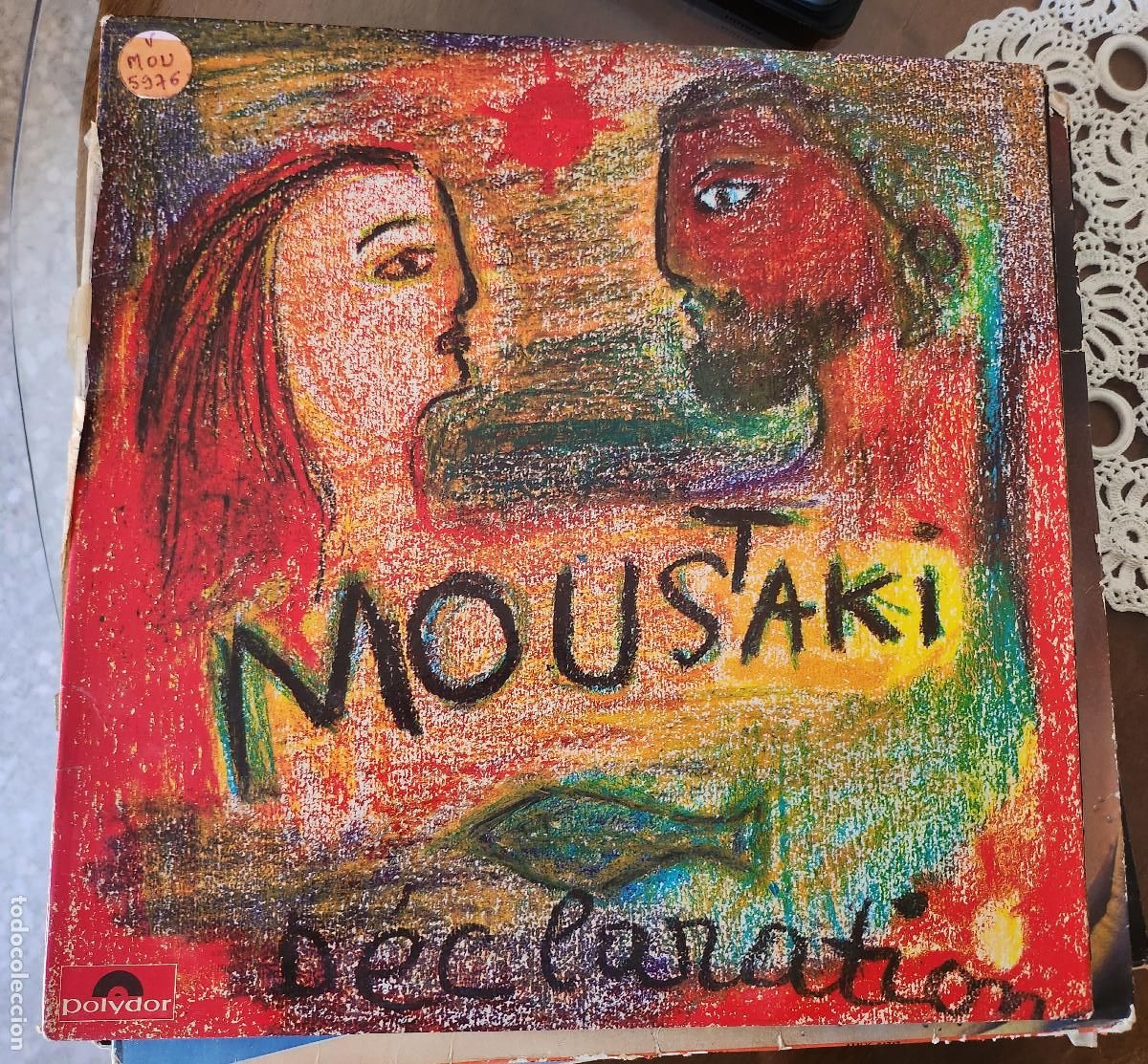 Discos de vinilo: GEORGE MOUSTAKI DECLARATION - Foto 1