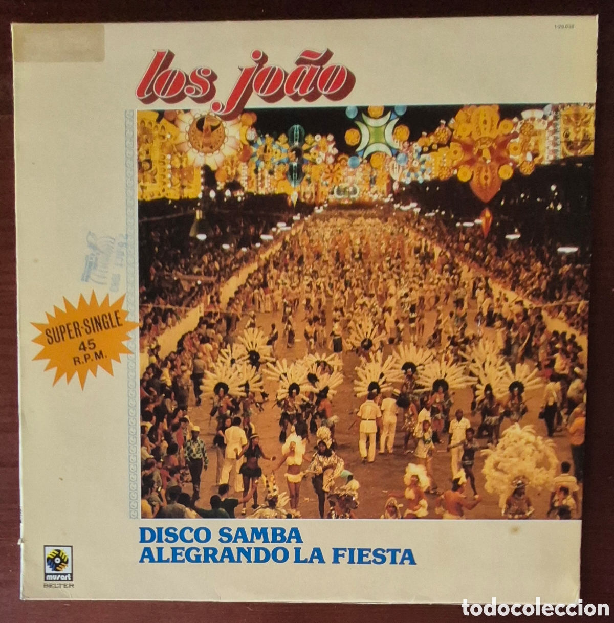 Discos de vinilo: MAXI - LOS JO&Atilde;O - DISCO SAMBA - 1979 ESPA&Ntilde;A - Foto 1