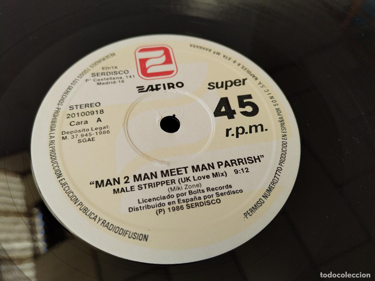 Discos de vinilo: man 2 man meet parrish, 1986- c164 - Foto 2