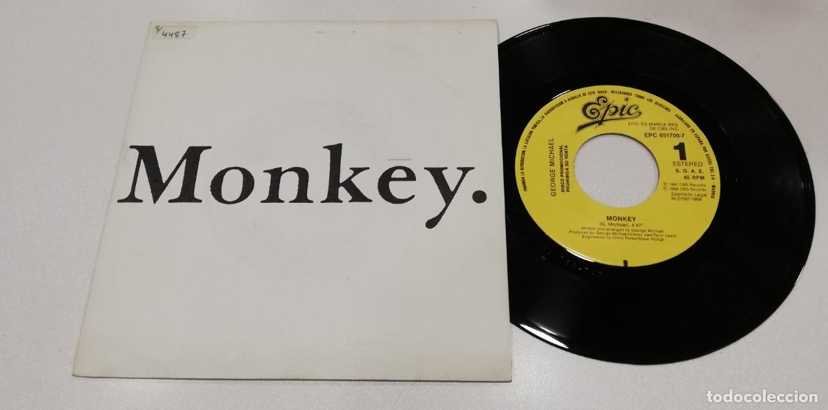 Discos de vinilo: SCO96-George Michael - Monkey (7&rdquo;, S/Sided, Promo) - Foto 1