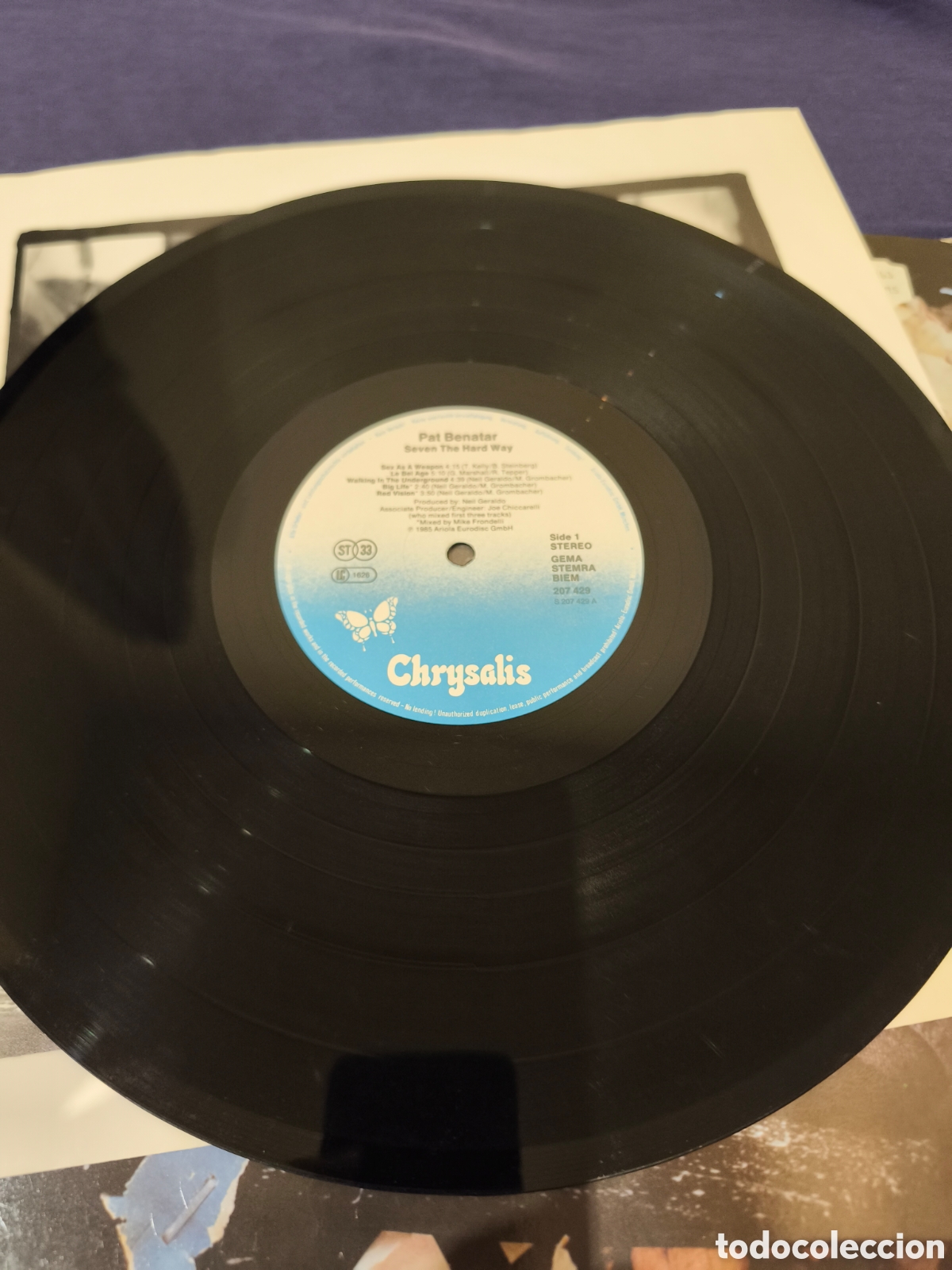 Discos de vinilo: Pat Benatar Seven the hard way - Foto 5