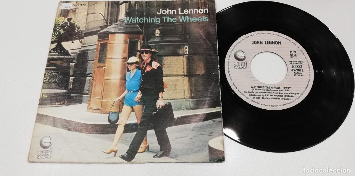 Discos de vinilo: SCO96-John Lennon - Watching The Wheels (7&rdquo;) - Foto 1