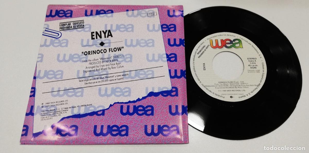 Discos de vinilo: SCO96-Enya - Orinoco Flow (New Remix) (7&rdquo;, Single, Promo) - Foto 2