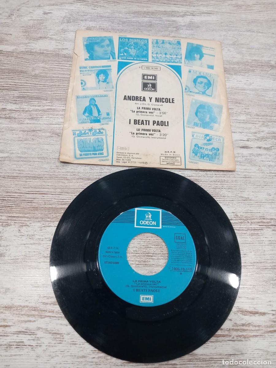 Discos de vinilo: Andrea e nicole la prima volta disco vinilo - Foto 2