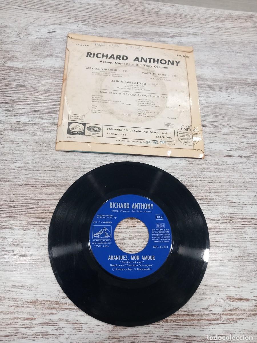 Discos de vinilo: Richard Anthony aranjuez mon amour disco vinilo - Foto 2