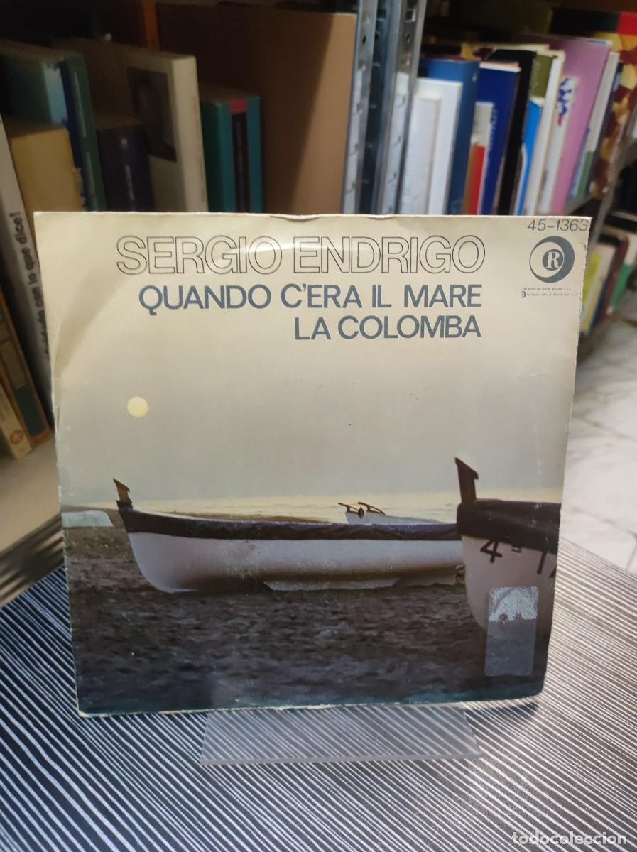 Discos de vinilo: Sergio Endrigo &ndash; Quando CEra Il Mare / La Colomba - Foto 1