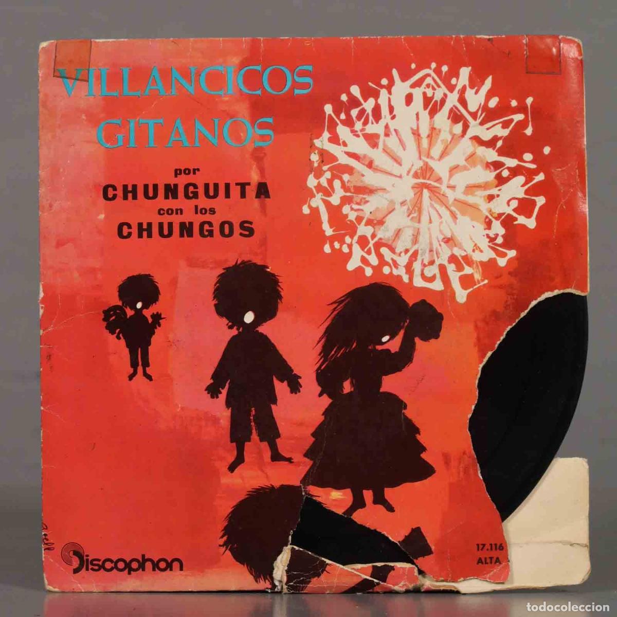 Discos de vinilo: EP. Chunguita Con Los Chungos &ndash; Villancicos Gitanos - Foto 1