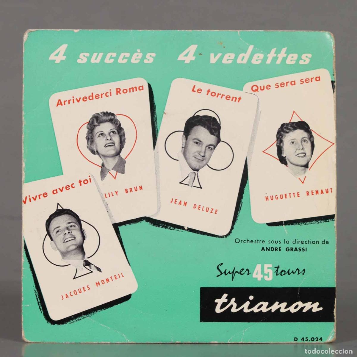 Discos de vinilo: EP. 4 Succ&egrave;s, 4 Vedettes - Foto 1