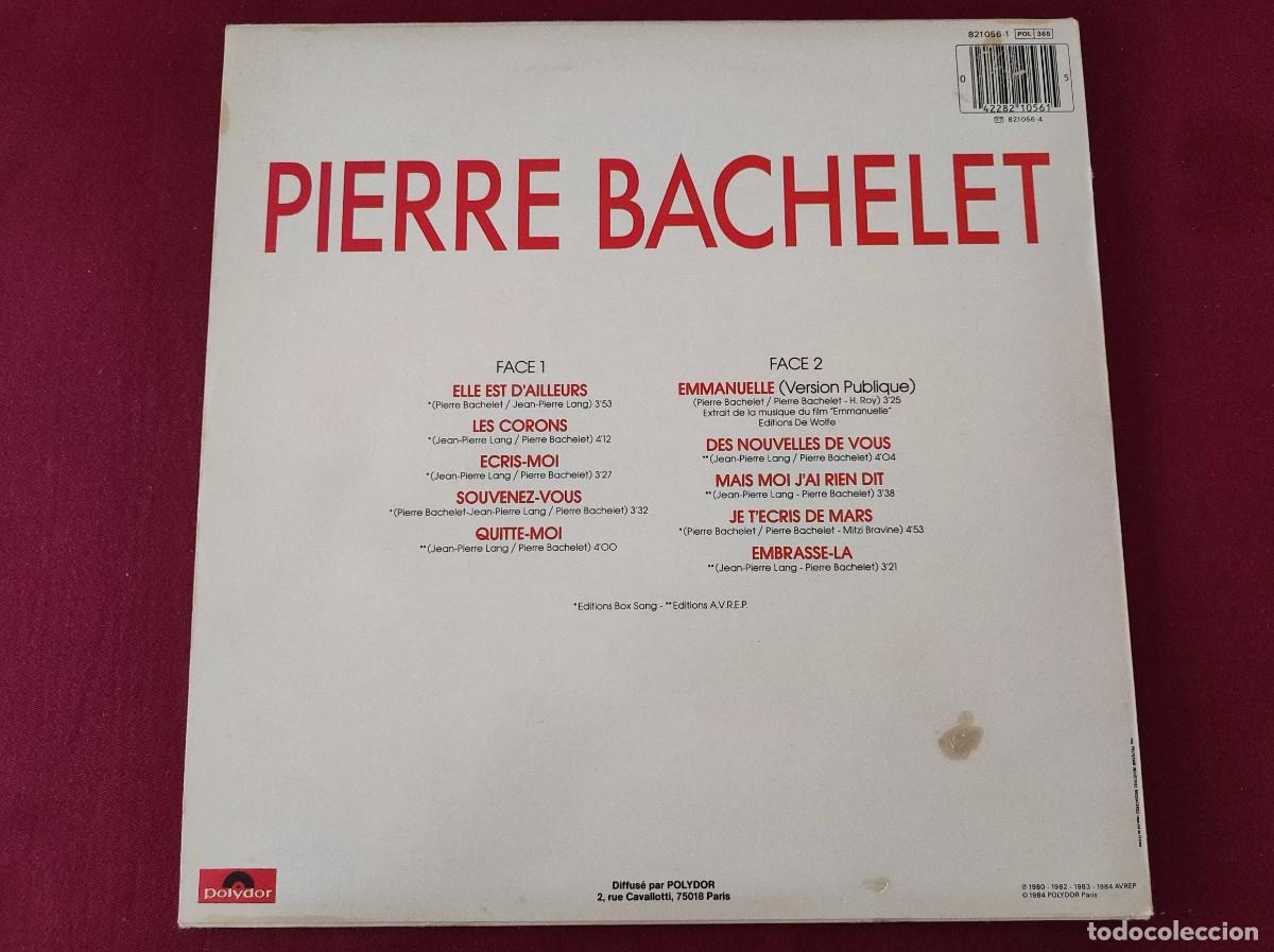 Discos de vinilo: Pierre Bachelet &ndash; Succ&egrave;s... Vinyl, LP, Compilation, Stereo - Foto 2