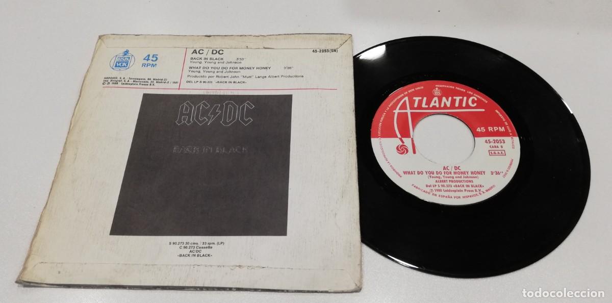 Discos de vinilo: SCO96-AC/DC - Back In Black (7&rdquo;, Single) - Foto 2