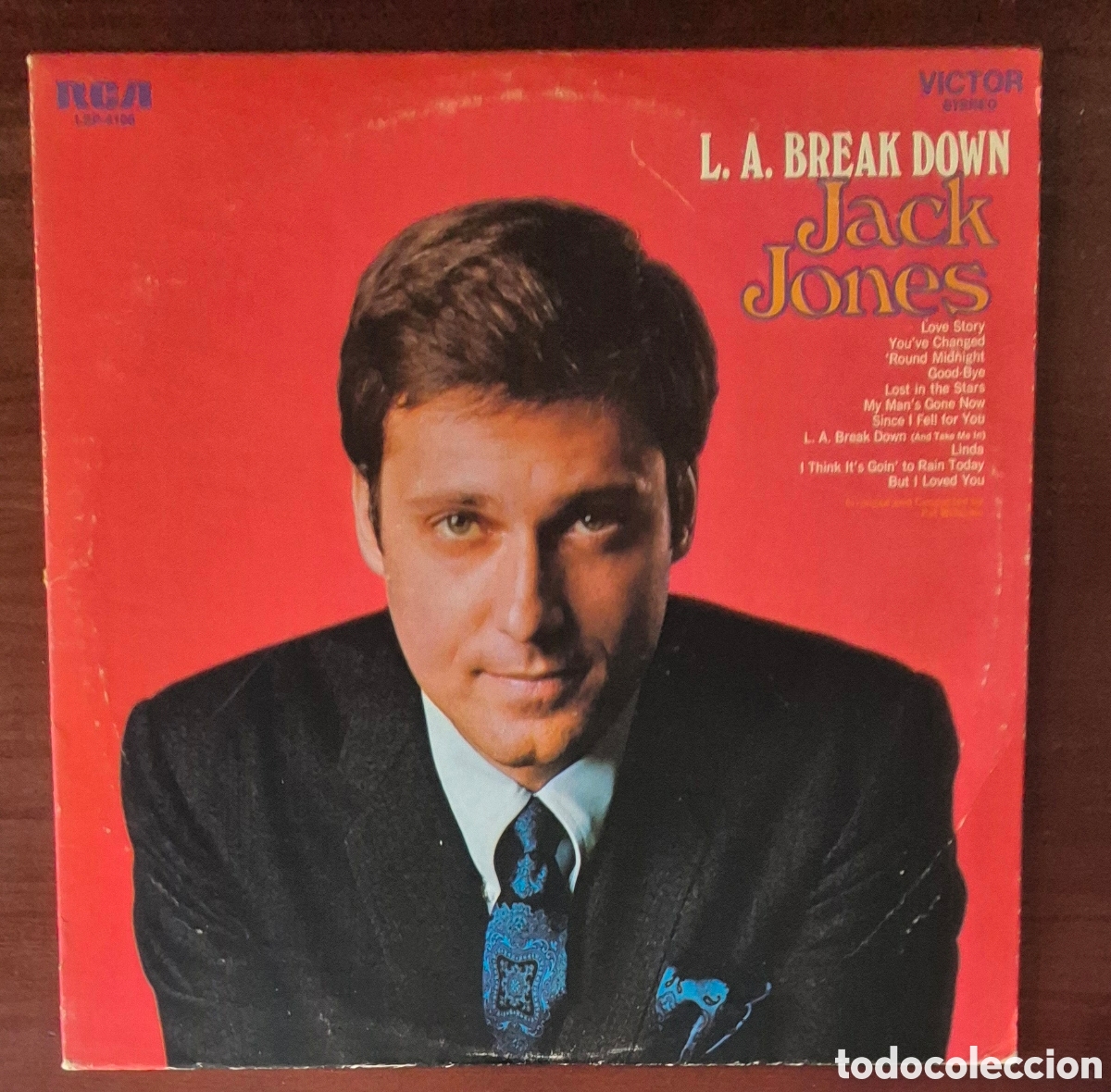 Discos de vinilo: LP - JACK JONES - L.A. BREAK DOWN - Foto 1