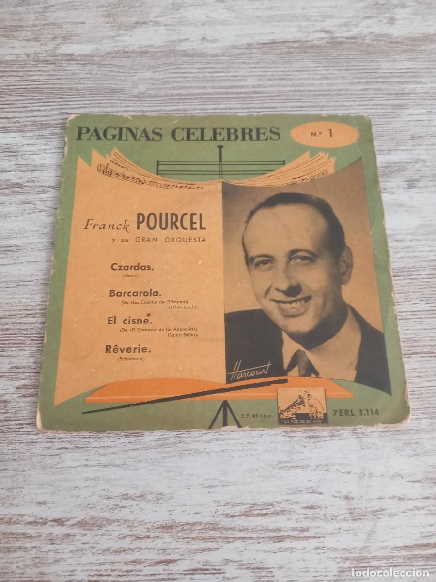 Discos de vinilo: Franck Pourcel P&aacute;ginas c&eacute;lebres disco vinilo - Foto 1