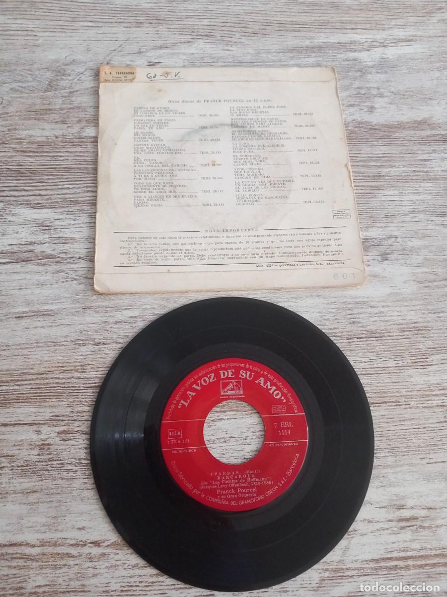 Discos de vinilo: Franck Pourcel P&aacute;ginas c&eacute;lebres disco vinilo - Foto 2