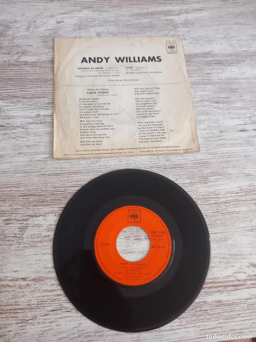Discos de vinilo: Andy Williams Love Story disco vinilo - Foto 2
