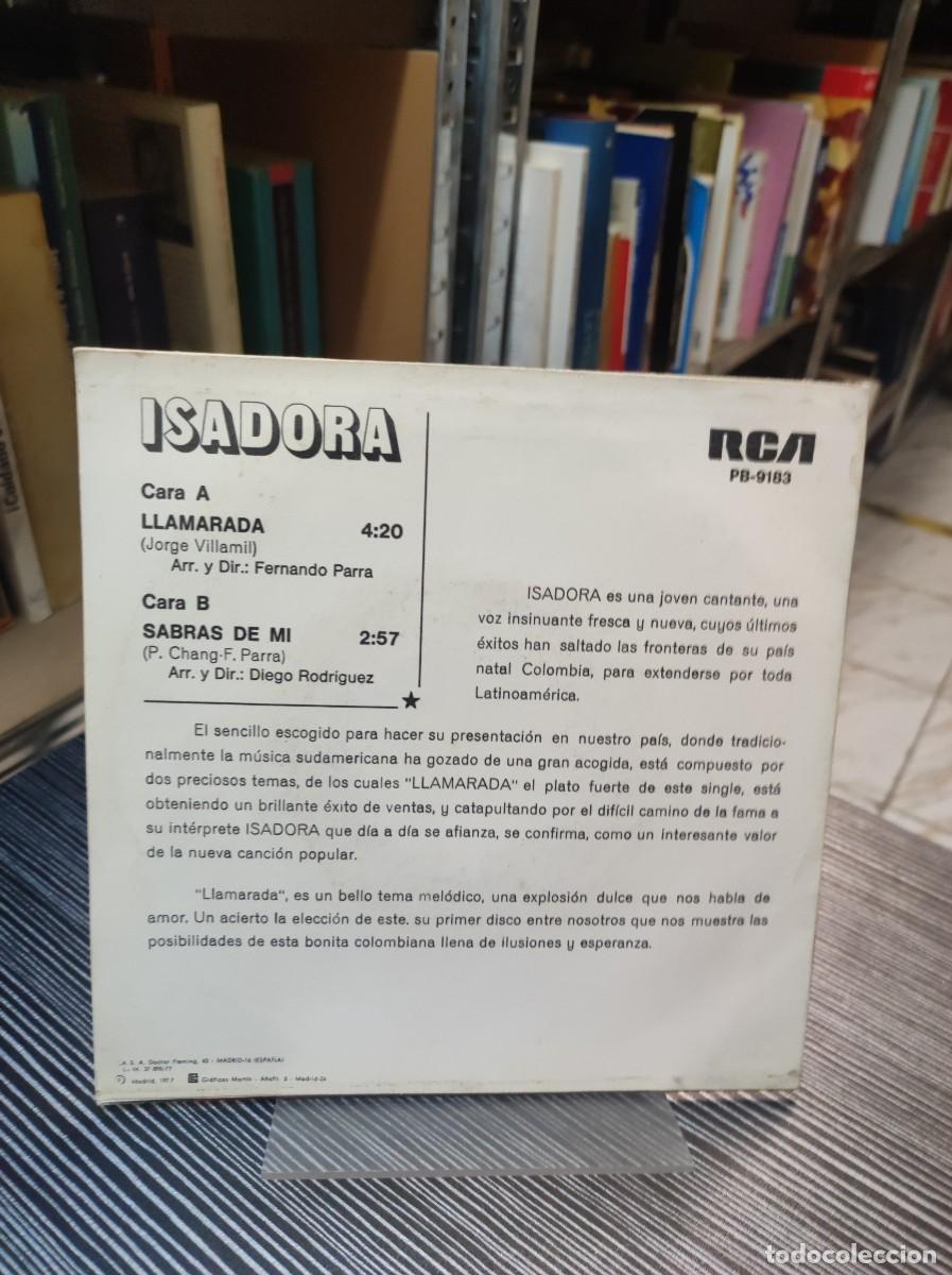 Discos de vinilo: Isadora &ndash; Llamarada . - Foto 2
